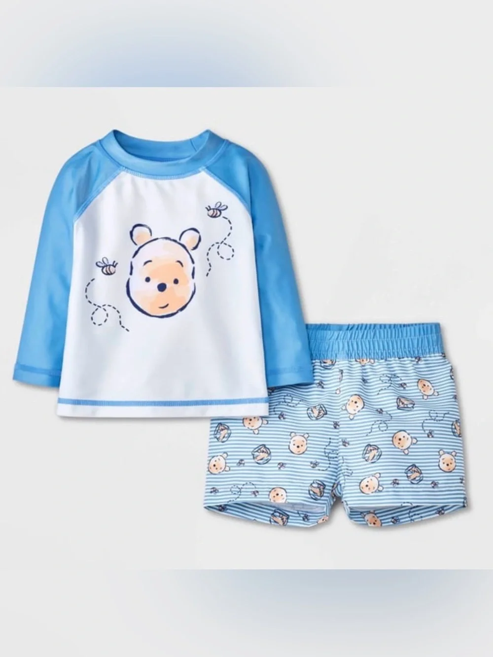 Set of 2 Disney Baby Mickey Mouse &Winnie  the Pooh Swim Set 6,9M Swim set